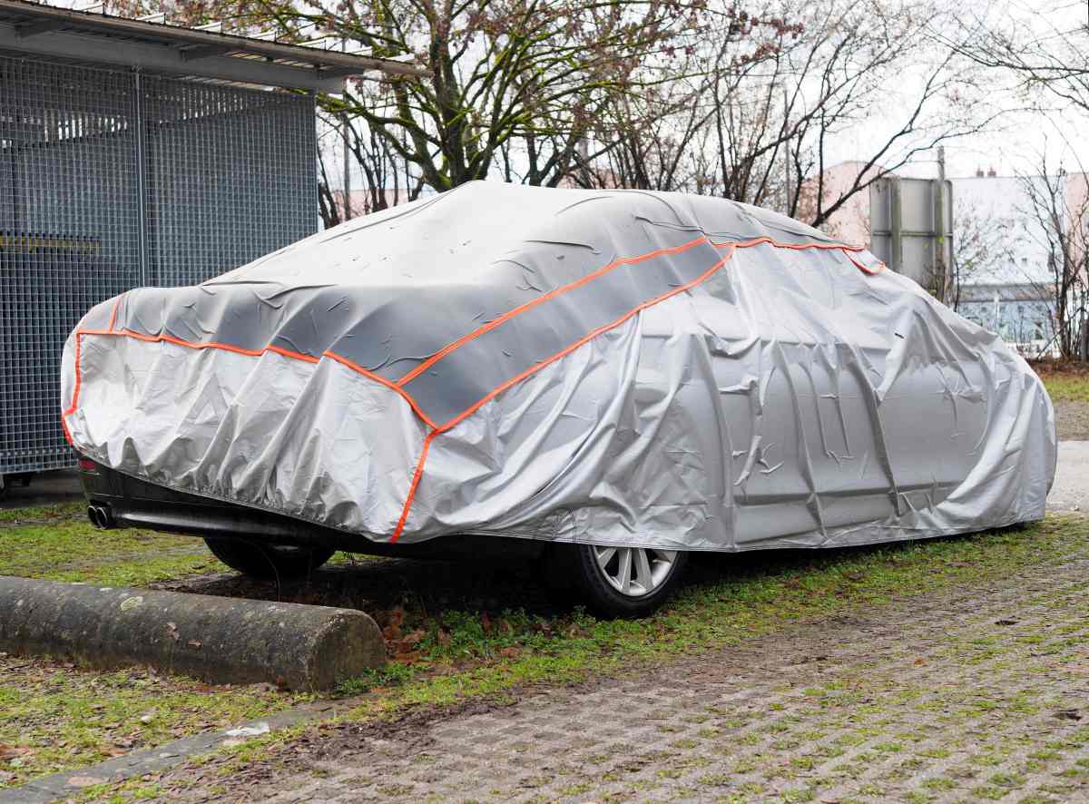 Auto Hagelschutz Abdeckplane für Kombis und Vans 465x157x122 cm aus  Polyester